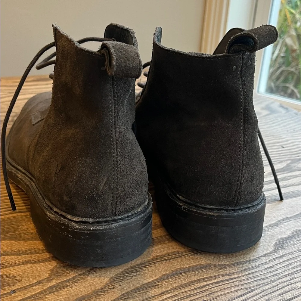 All Saints Huxley Dark brown Suede Chukka Boots size 44 (10-10.5)